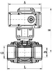 Q961F電動(dòng)焊接球閥(圖1)