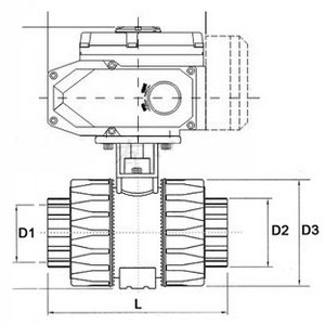 Q911S電動(dòng)UPVC球閥(圖1)